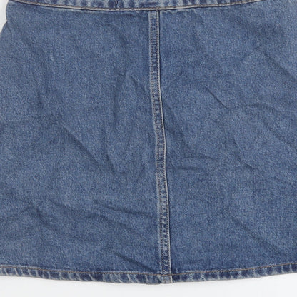 Womens UK Size 6 Denim & Co. A-Line Denim Skirt