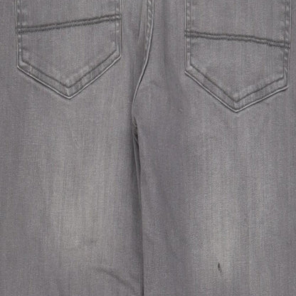 Denim & Supply Mens Grey Cotton Straight Jeans Size 36 in L34 in Slim Zip - Pockets
