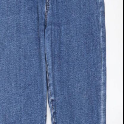 Womens UK Size 8 MOMOKROM Regular Fit Skinny Blue Jeans