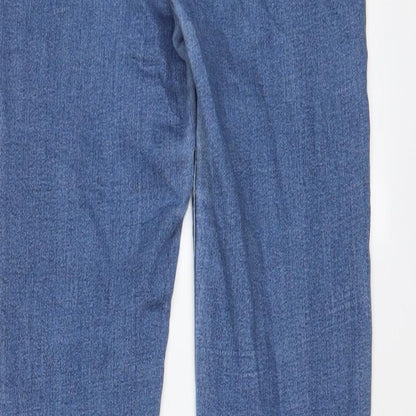 Womens UK Size 8 MOMOKROM Regular Fit Skinny Blue Jeans