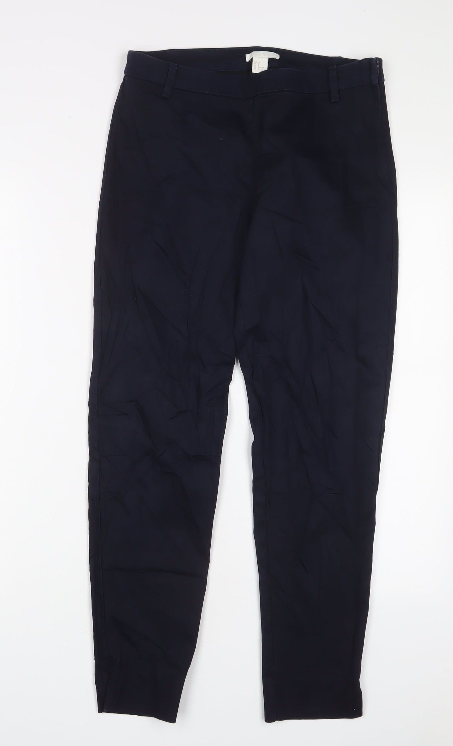 Womens UK Size 10 H&M Regular Fit  Blue Trousers