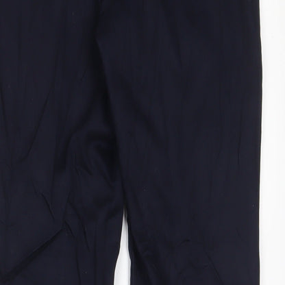 Womens UK Size 10 H&M Regular Fit  Blue Trousers