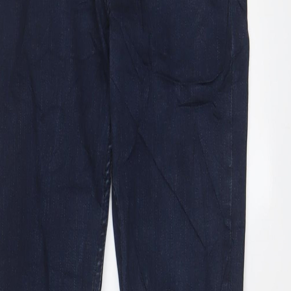 French Connection Womens Blue Cotton Skinny Jeans Size 8 L30 in Regular Zip