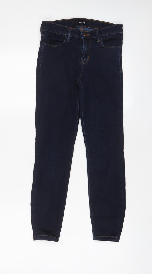 Womens UK Size 25 in J.BRAND Regular Fit Skinny Blue Jeans