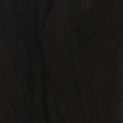 Marks and Spencer Mens Brown Cotton Trousers Size 34 in L33 in Regular Zip - Long Leg, Pockets