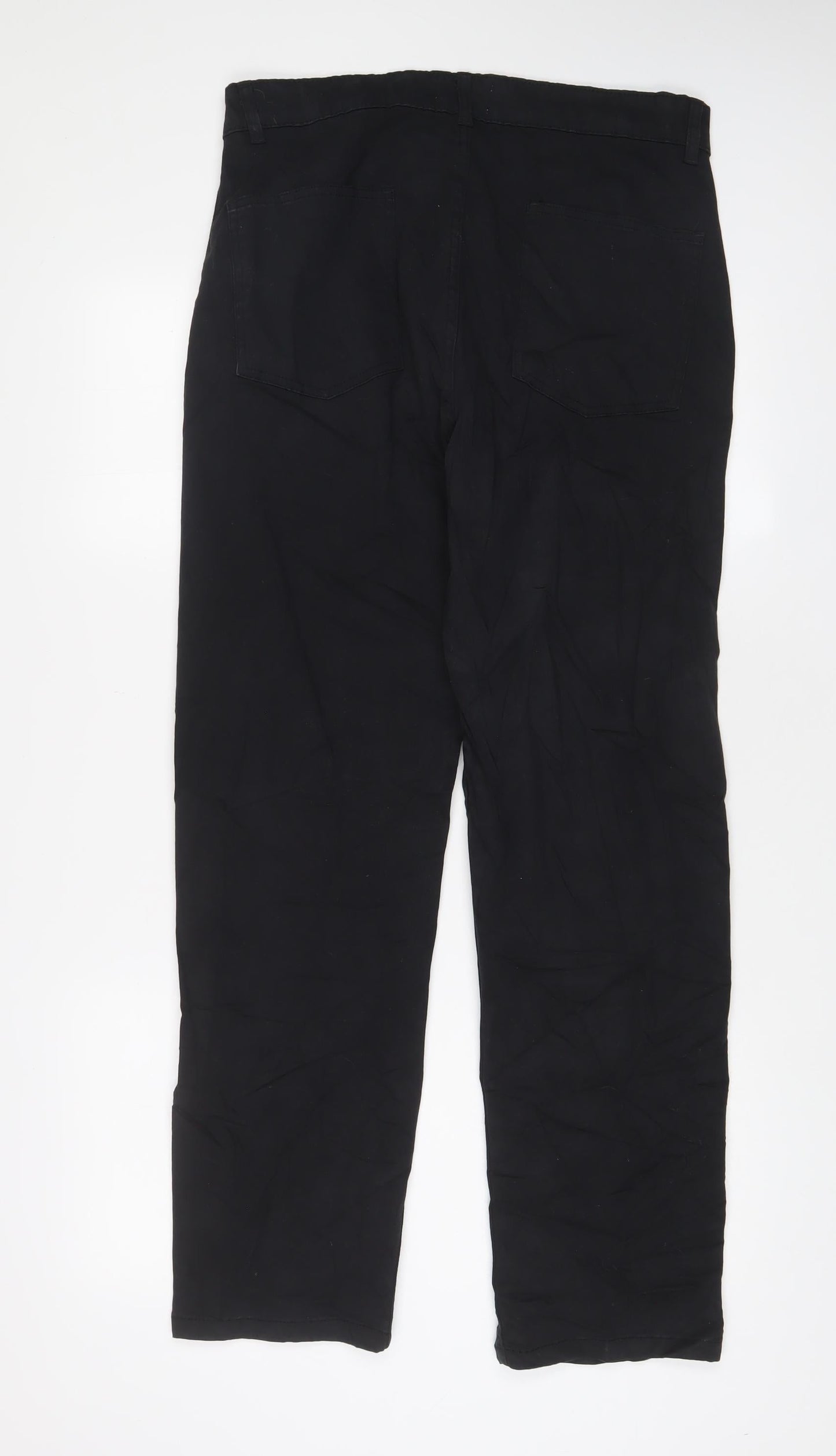 Mens UK Size M Paidnfull. Regular Fit Straight Black Jeans