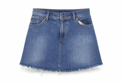 Womens UK Size 10 H&M A-Line Denim Skirt