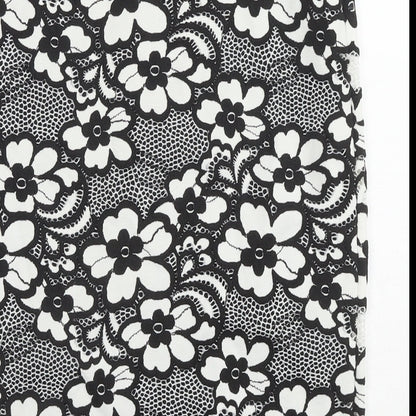 David Emanuel Womens Multicoloured Floral Nylon A-Line Skirt Size 10