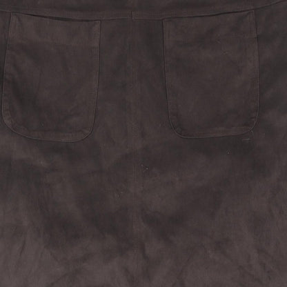 Womens UK Size 18 Pomodoro A-Line Velour Skirt