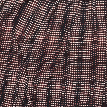 Per Una Womens Multicoloured Geometric Polyester Pleated Skirt Size 16 Drawstring