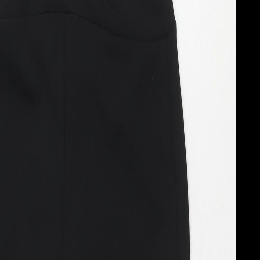 In the Style Womens Black Polyester Jumpsuit One-Piece Size 6 L24 in Pullover - Cut Out Detail