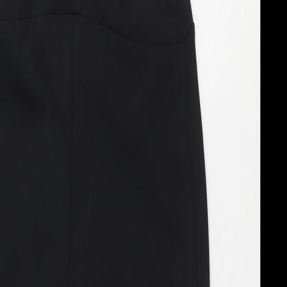 In the Style Womens Black Polyester Jumpsuit One-Piece Size 6 L24 in Pullover - Cut Out Detail