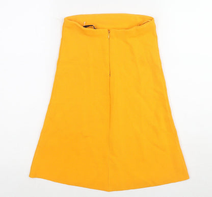 Womens UK Size S Zara A-Line Knit Skirt