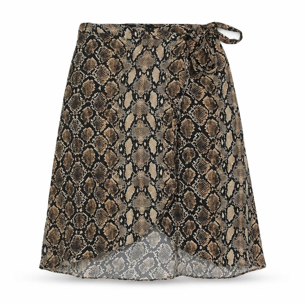 Womens UK Size S Bershka Wrap Rayon Skirt