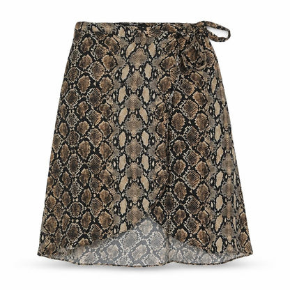 Womens UK Size S Bershka Wrap Rayon Skirt