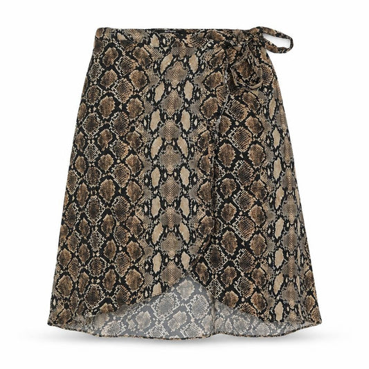 Womens UK Size S Bershka Wrap Rayon Skirt