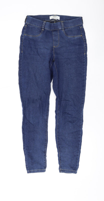 Dorothy Perkins Womens Blue Cotton Jegging Jeans Size 6 L25 in Regular