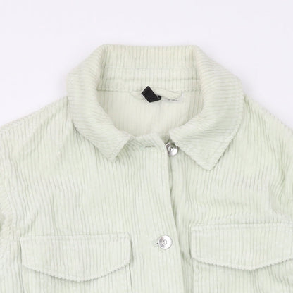 Divided by H&M Womens Green Jacket Size XS Button