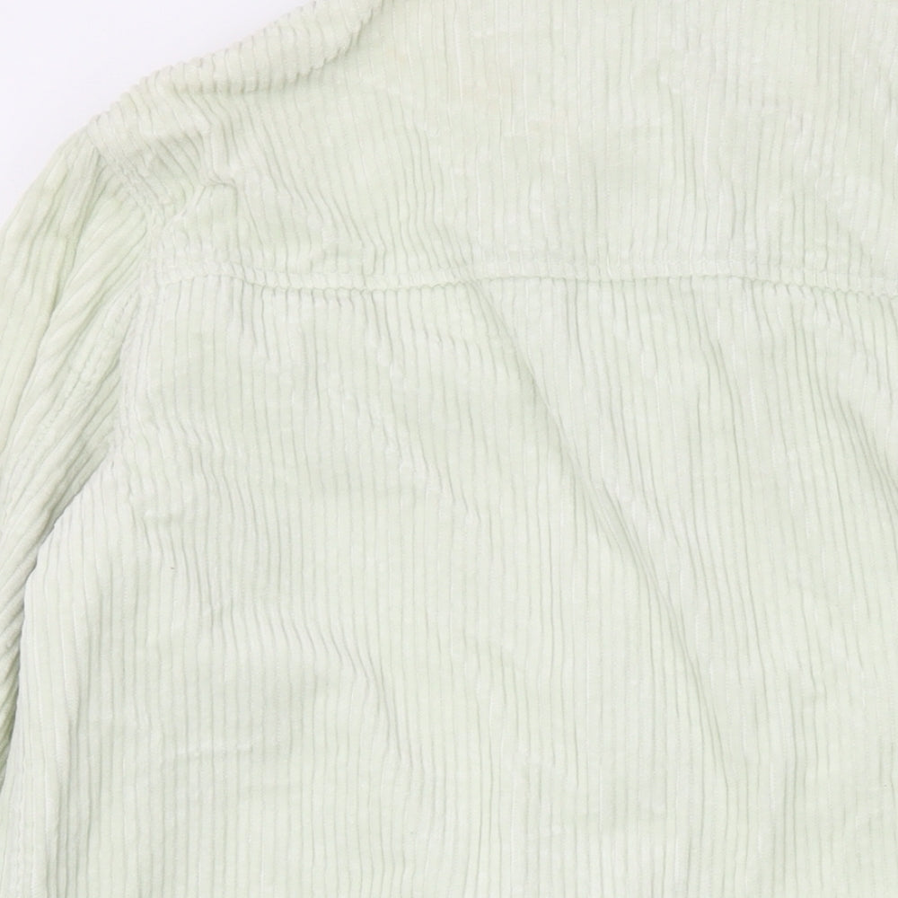 Divided by H&M Womens Green Jacket Size XS Button