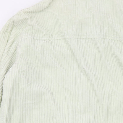 Divided by H&M Womens Green Jacket Size XS Button