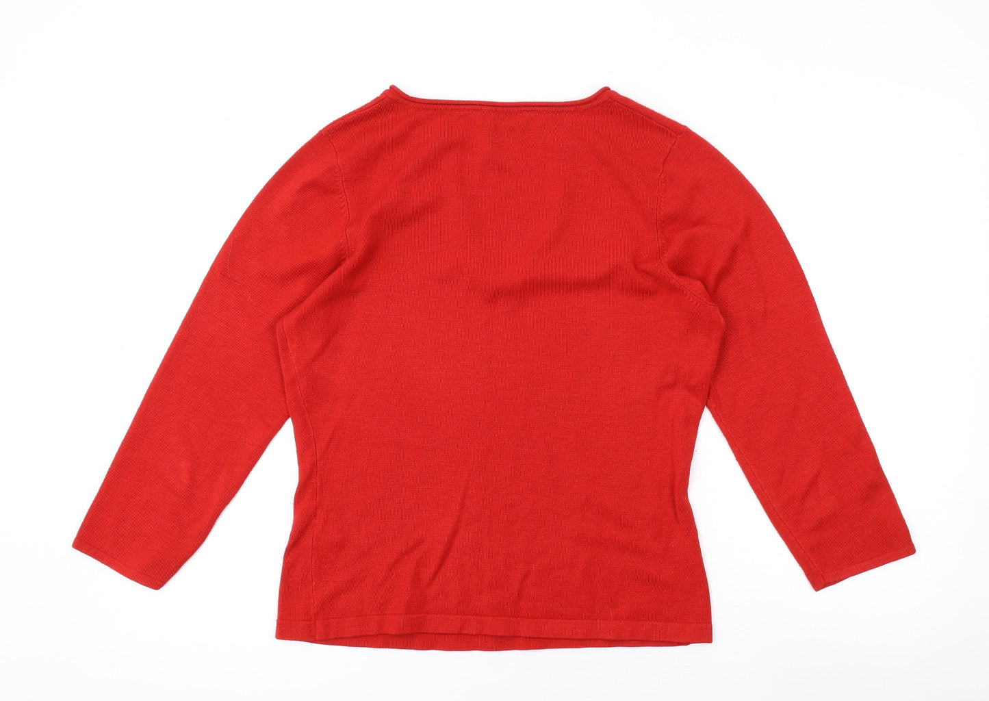 Womens UK Size 14 Dorothy Perkins Red Pullover Jumper