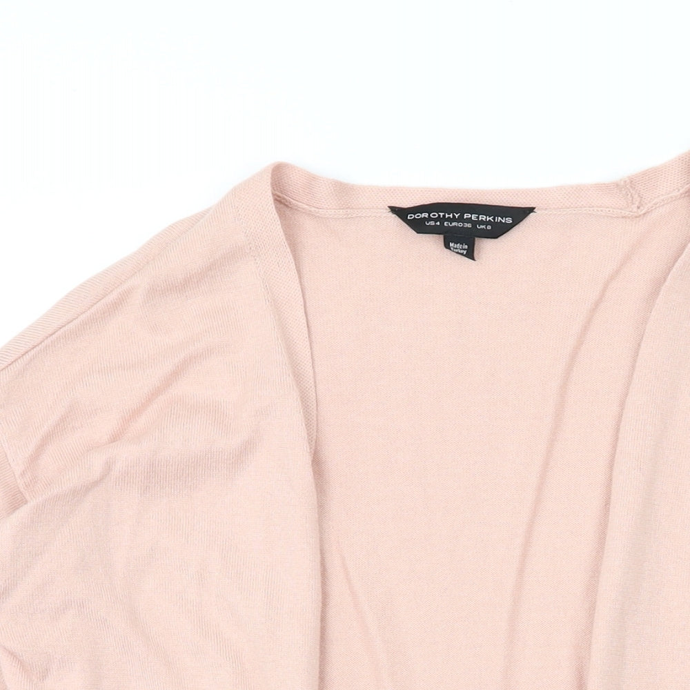 Womens UK Size 8 Dorothy Perkins Pink Cardigan Jumper