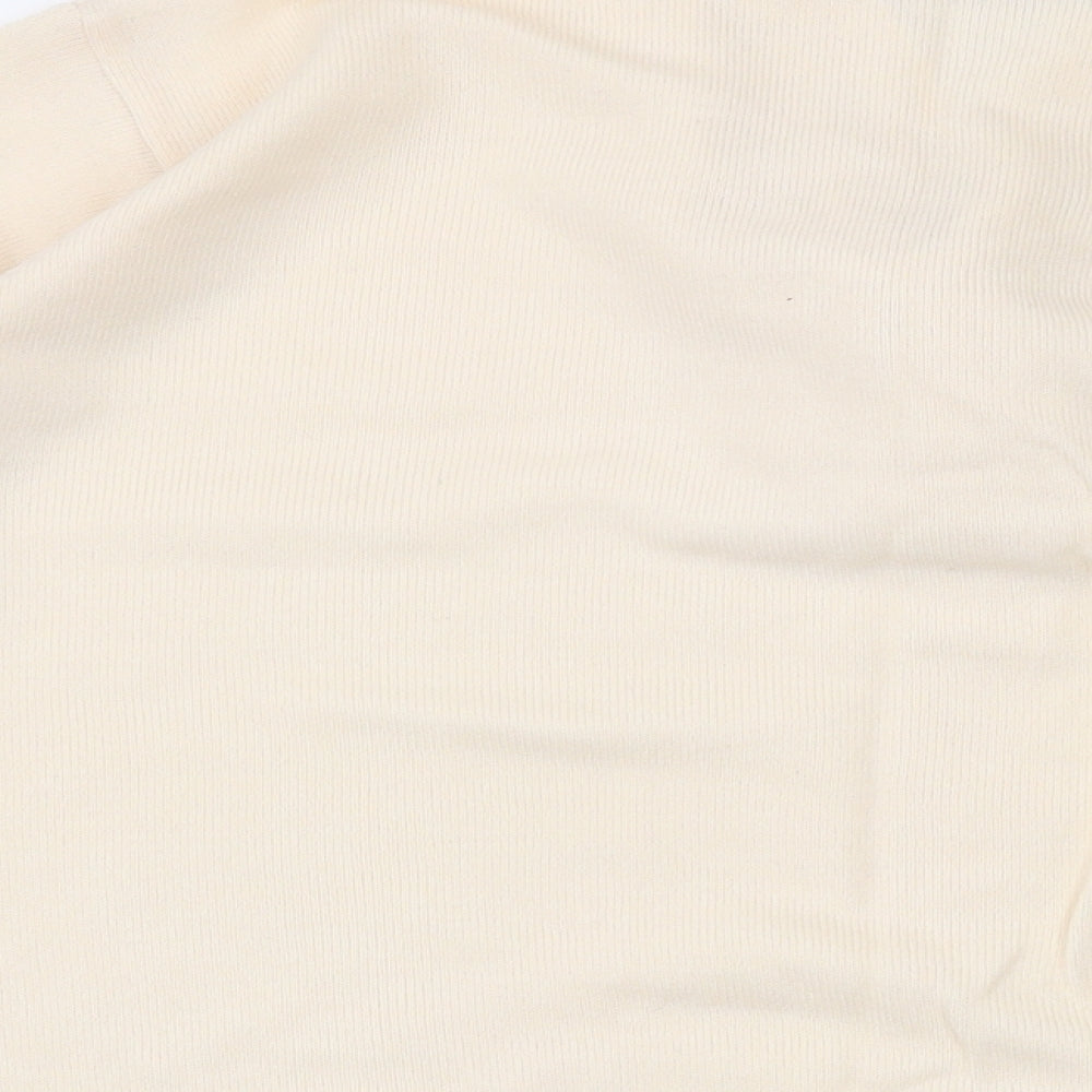 Womens UK Size L EWM Beige Pullover Jumper