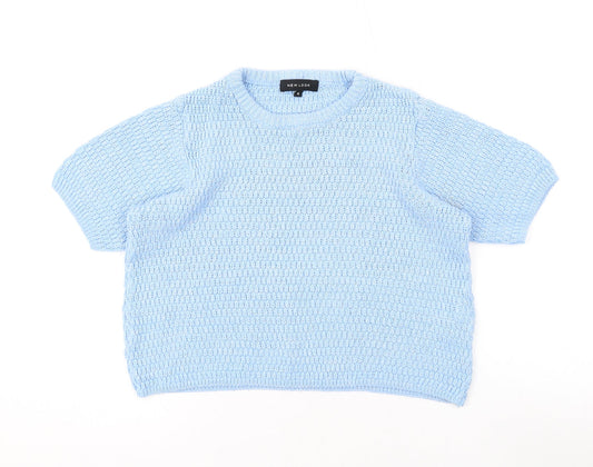 Womens UK Size 6 New Look Blue Pullover Jumper