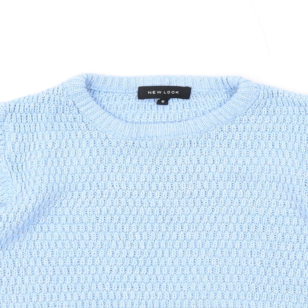 Womens UK Size 6 New Look Blue Pullover Jumper