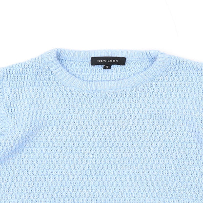 Womens UK Size 6 New Look Blue Pullover Jumper