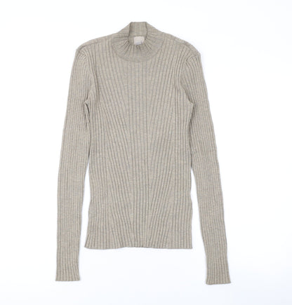 Womens UK Size XS H&M Brown Pullover Jumper