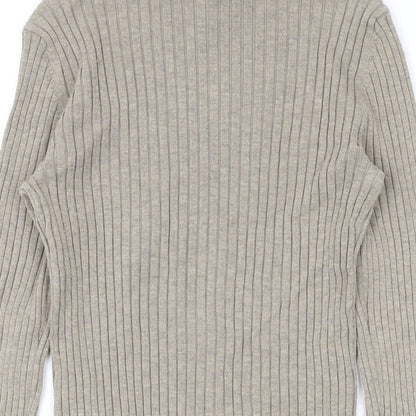 Womens UK Size XS H&M Brown Pullover Jumper