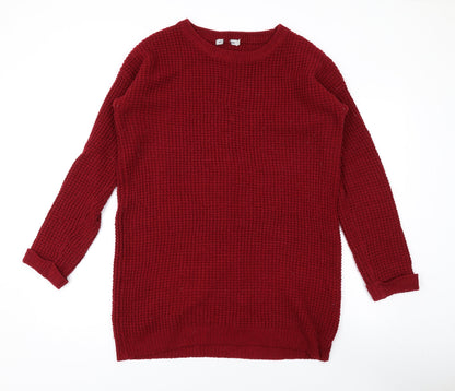 Womens UK Size 10 ASOS Red Pullover Jumper