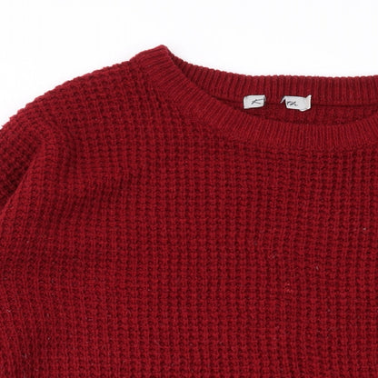 Womens UK Size 10 ASOS Red Pullover Jumper