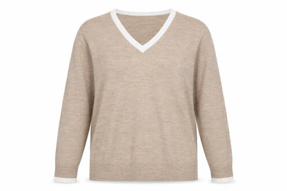 Womens UK Size 14 Marks and Spencer Brown Pullover Jumper