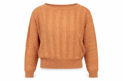 Womens UK Size 10 Marks and Spencer Orange Pullover Jumper