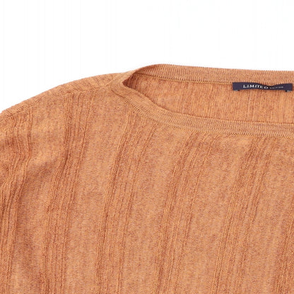 Womens UK Size 10 Marks and Spencer Orange Pullover Jumper