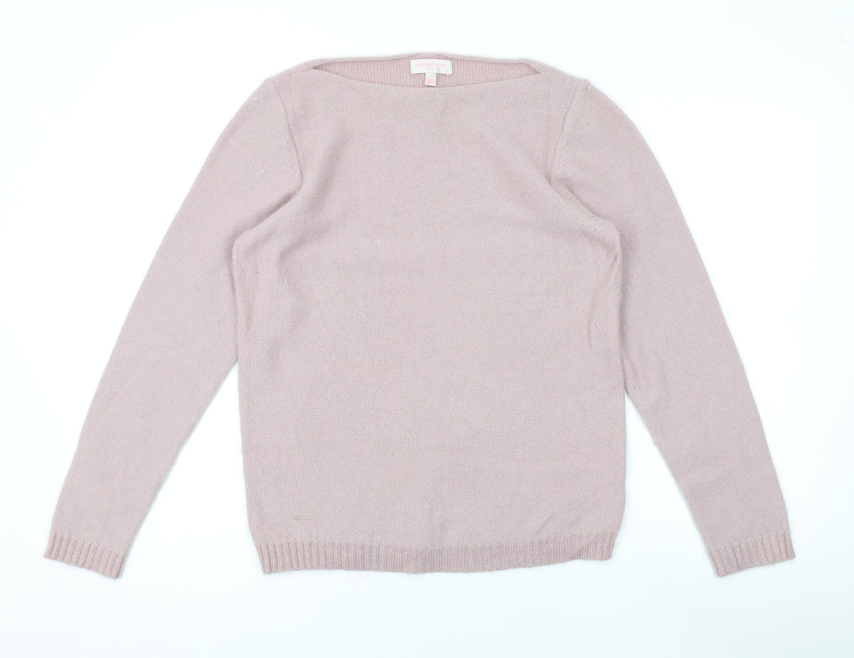 Womens UK Size L Gharani Strok Pink Pullover Jumper