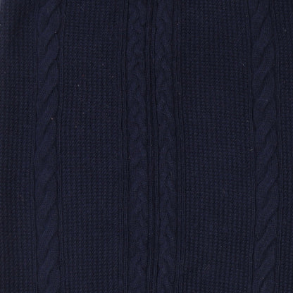 Marks and Spencer Womens Blue Acrylic Straight & Pencil Skirt Size M