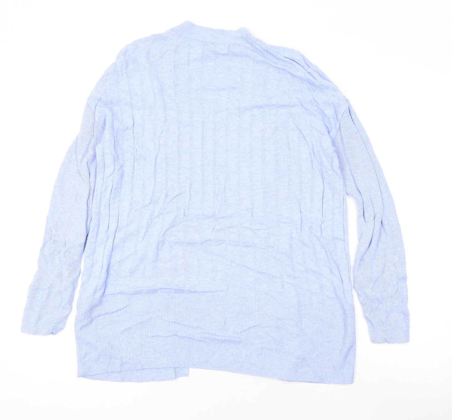 Womens UK Size M Marks and Spencer Blue Cape Jumper
