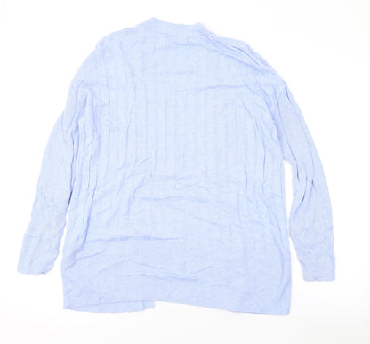 Womens UK Size M Marks and Spencer Blue Cape Jumper
