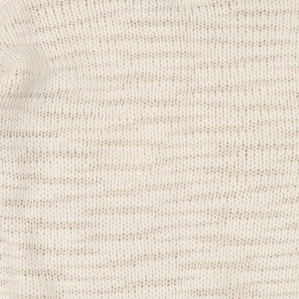 Womens UK Size 6 New Look Beige Pullover Jumper