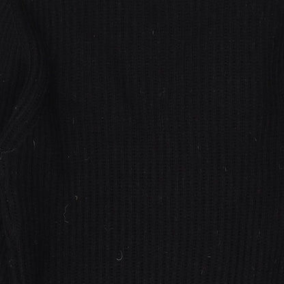 Womens UK Size M Brave Soul Black Pullover Jumper