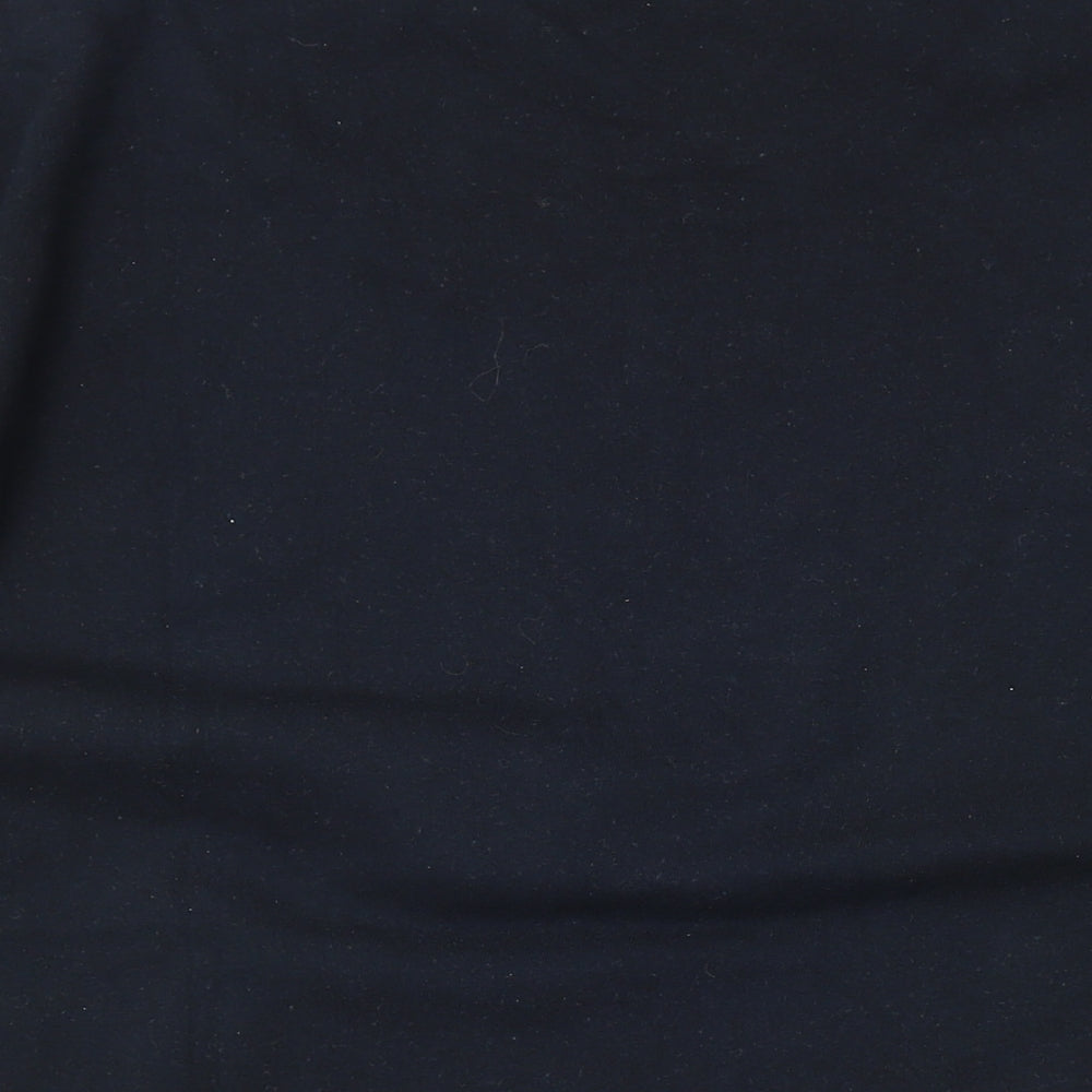 Sherlock Mens Black Cotton T-Shirt Size L Round Neck