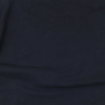 Sherlock Mens Black Cotton T-Shirt Size L Round Neck