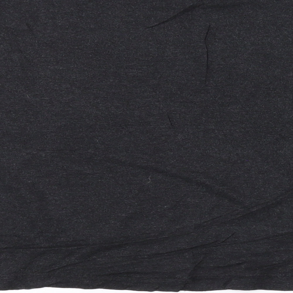 Womens UK Size XS H&M Grey Basic T-Shirt