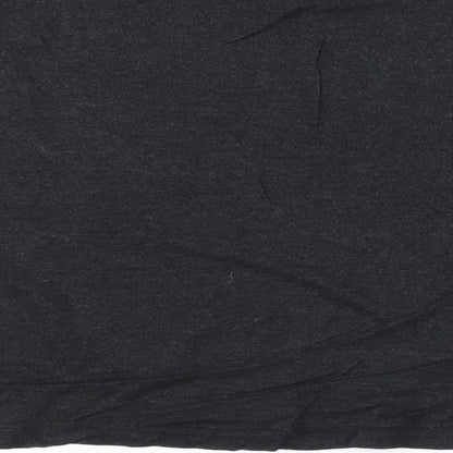 Womens UK Size XS H&M Grey Basic T-Shirt