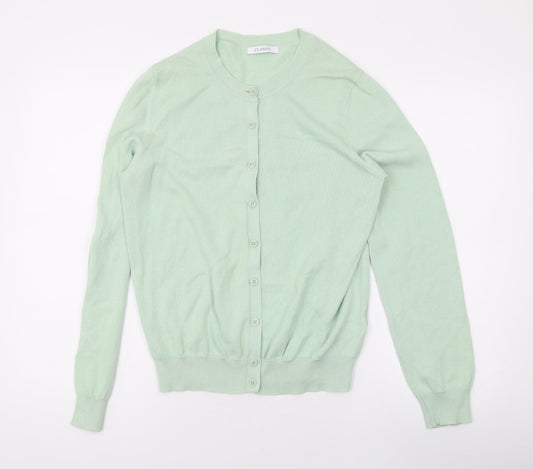 Womens UK Size 10 Marks and Spencer Green Cape Jumper