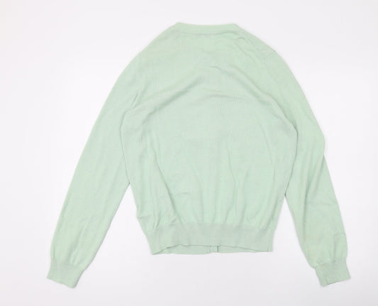 Womens UK Size 10 Marks and Spencer Green Cape Jumper