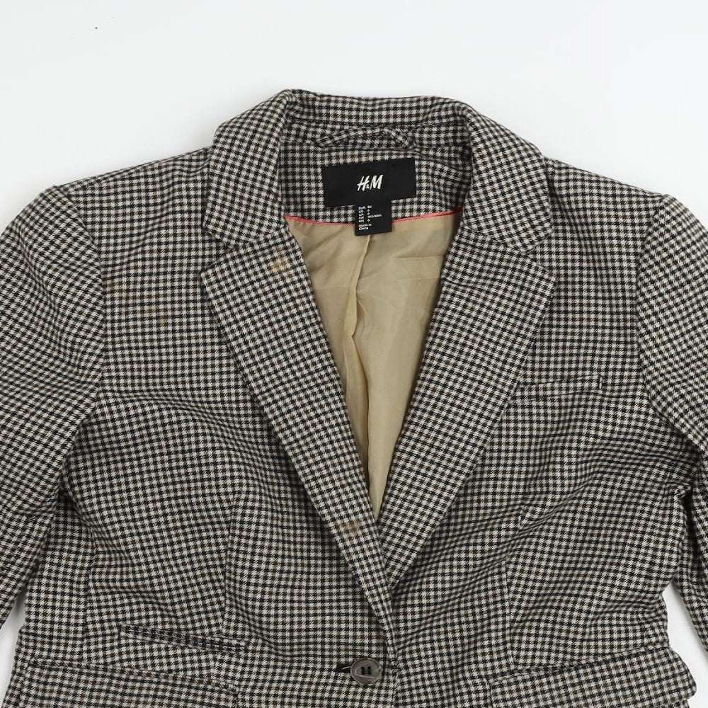Womens UK Size 8 H&M Brown Jacket